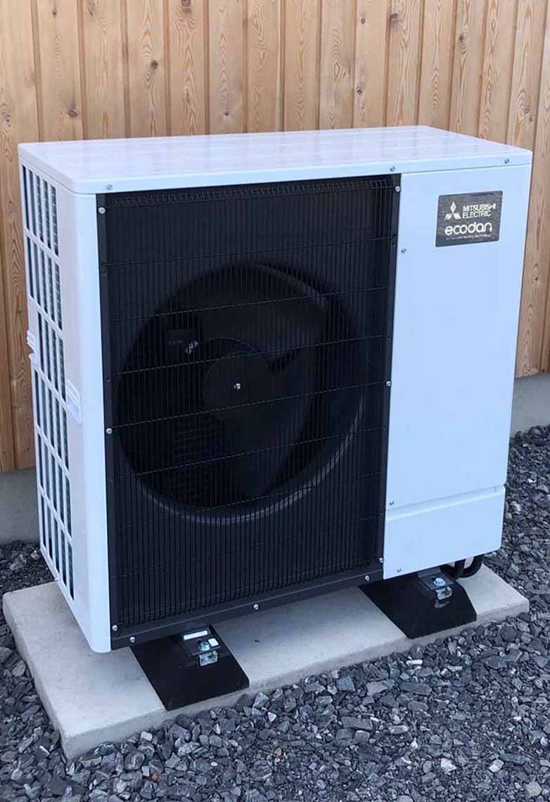 Mitsubishi Ecodan air source heat pump Mitsubishi Ecodan air source heat pump