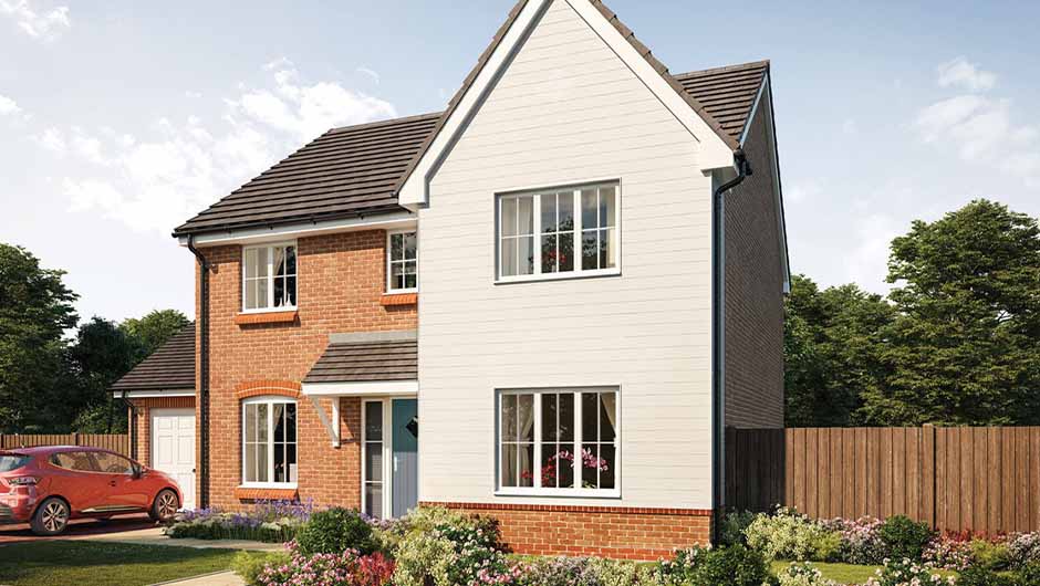 New build house in the UK New build house in the UK